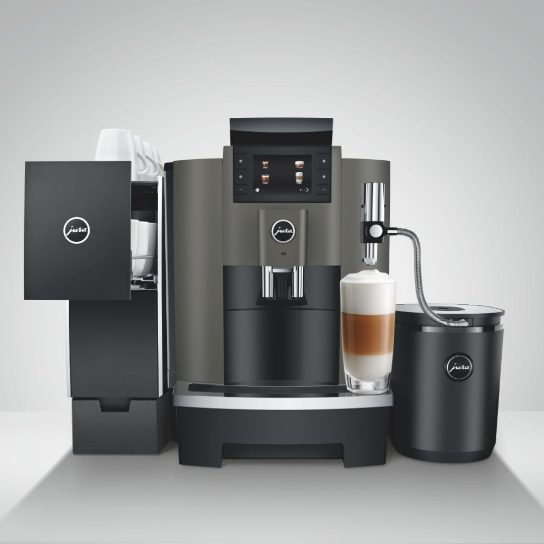 Compact commercial coffee machine for small spaces