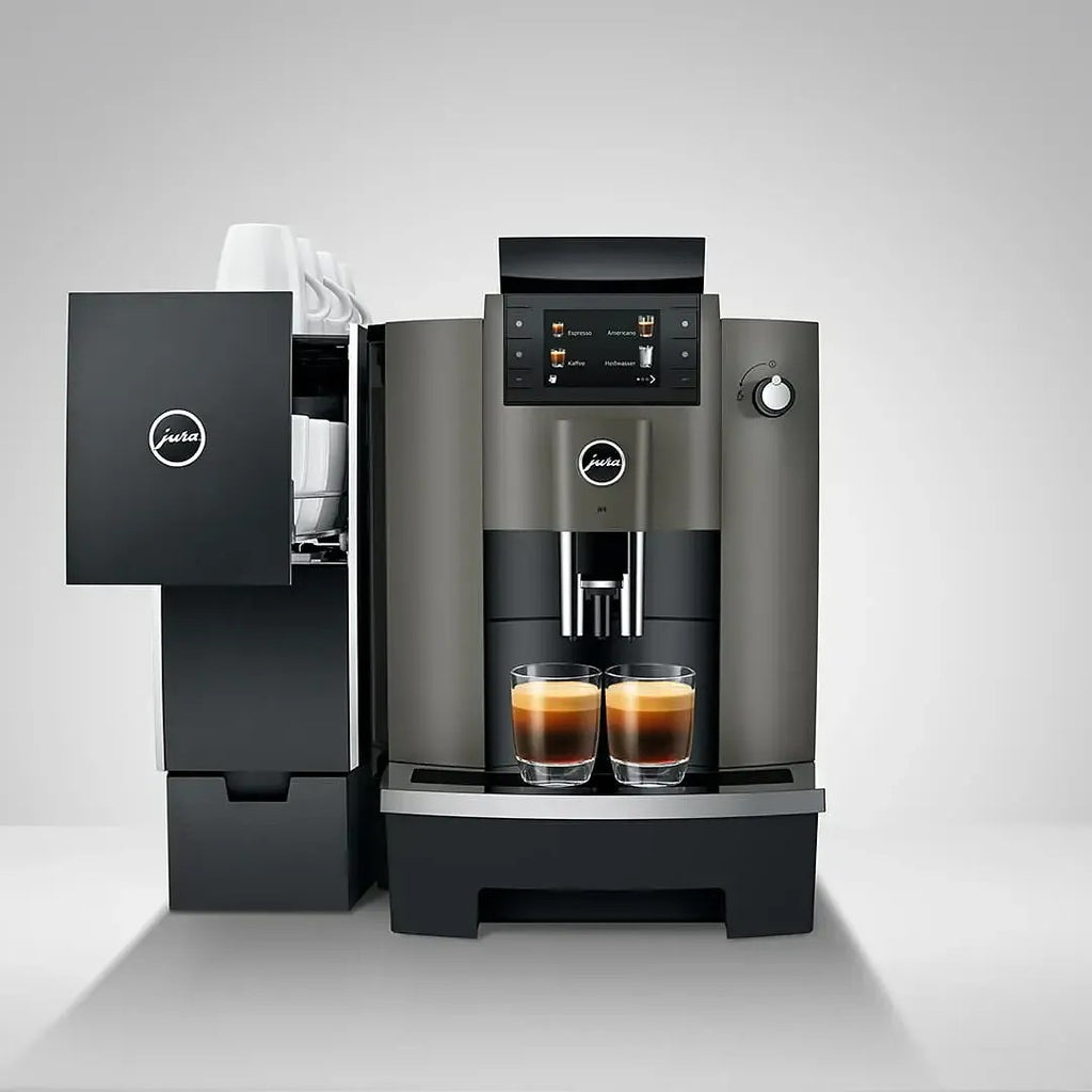 Jura W4 Bean-to-Cup Coffee Machine - Compact Power for Premium Black Coffee