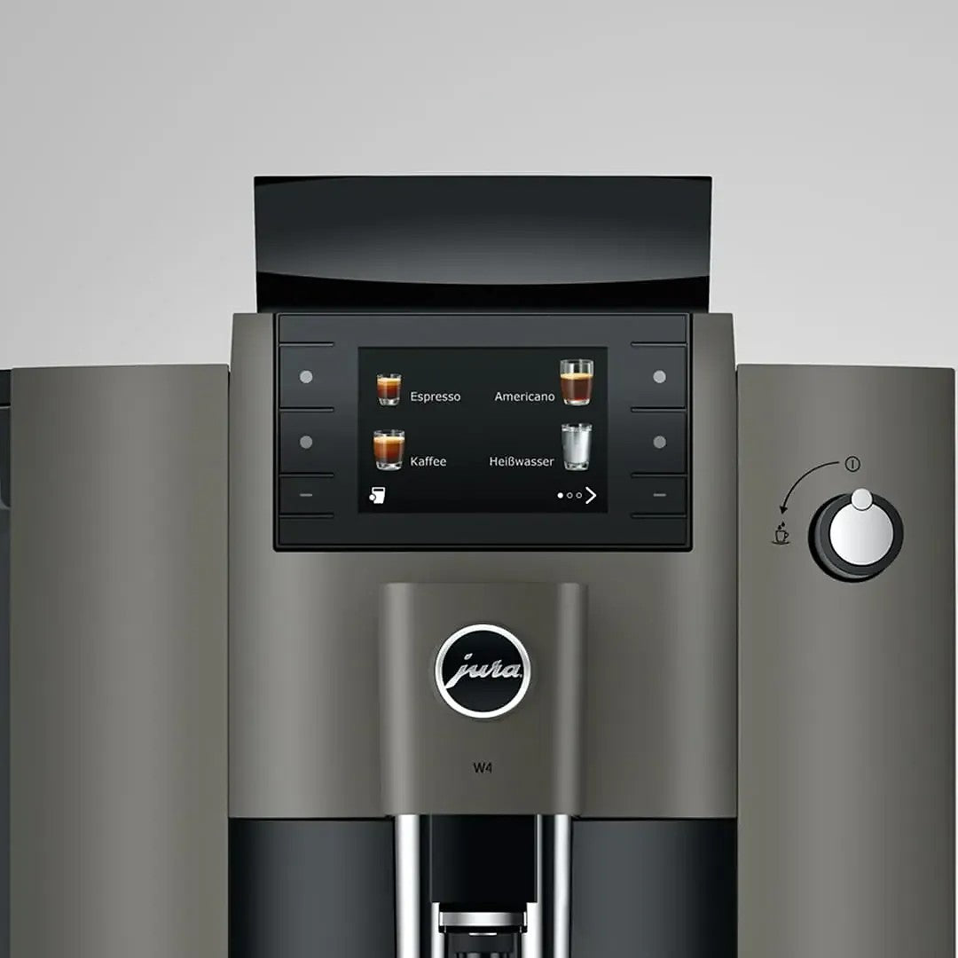 Jura W4 Bean-to-Cup Coffee Machine - Compact Power for Premium Black Coffee