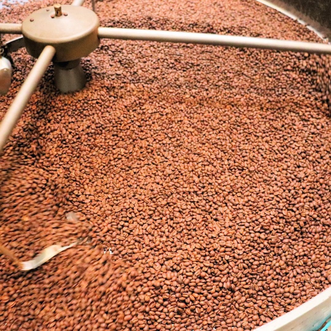 Roasted coffee beans for Baressa Reggio Blend RFA