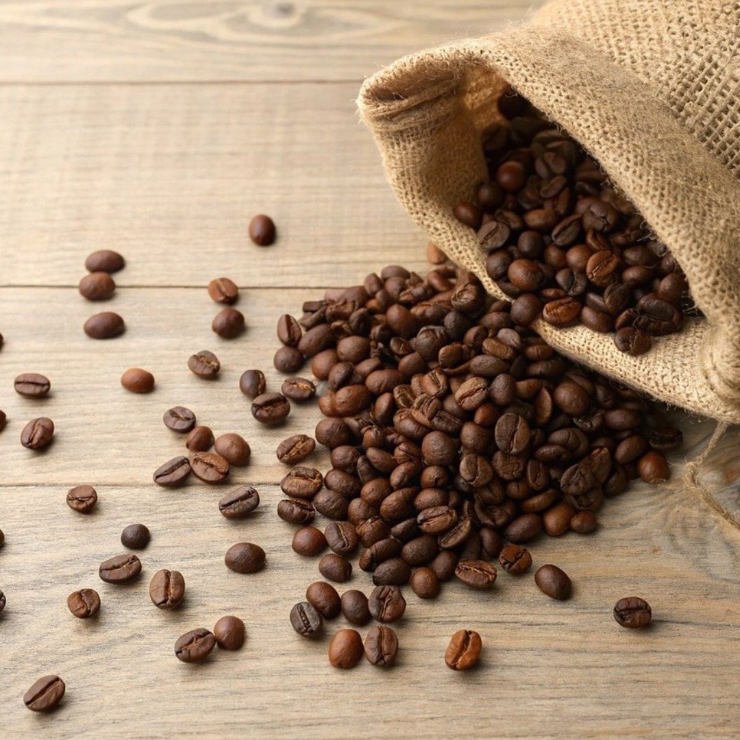 Baressa Reggio coffee beans in traditional sack