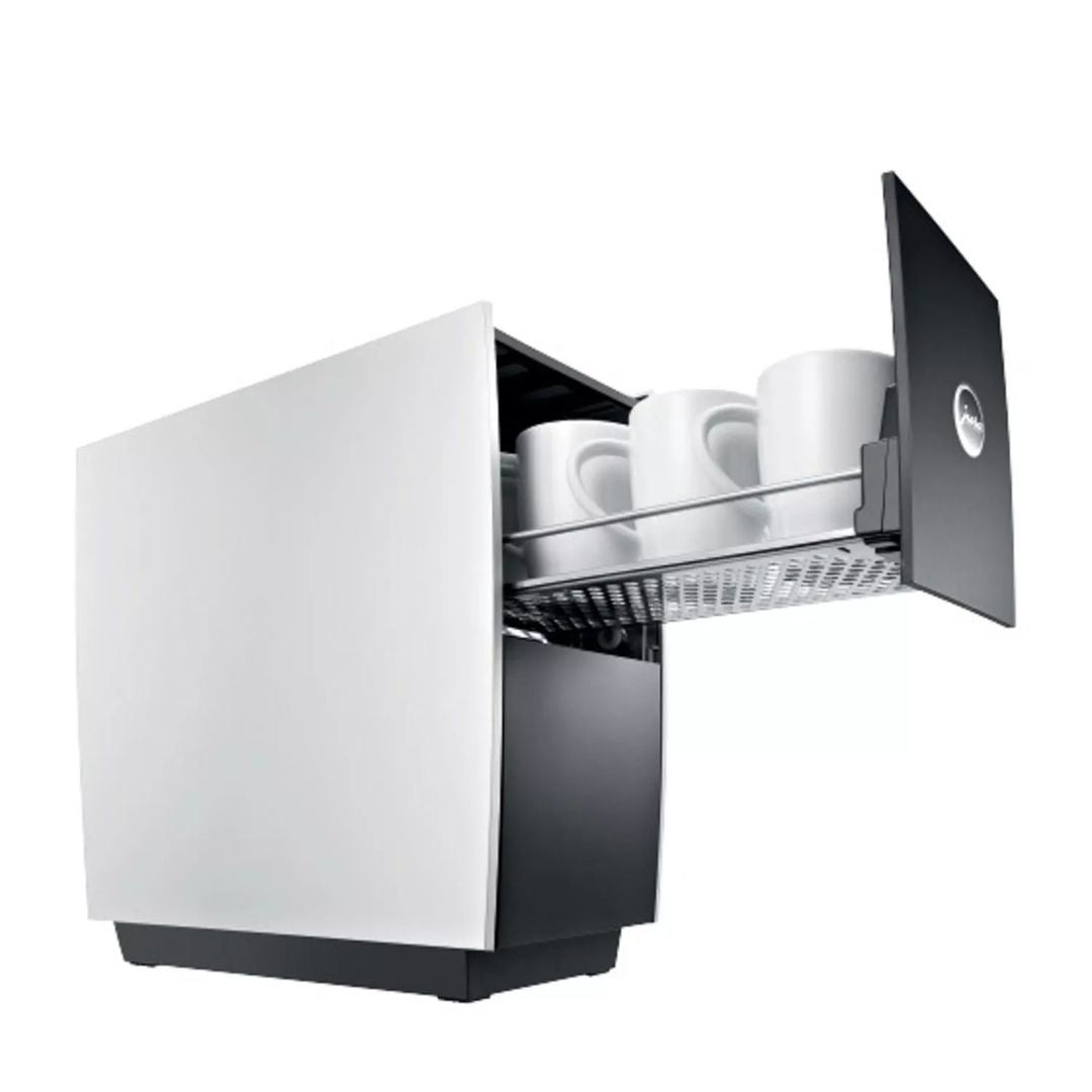 Jura Slimline Cup Warmer top view showing heated cups