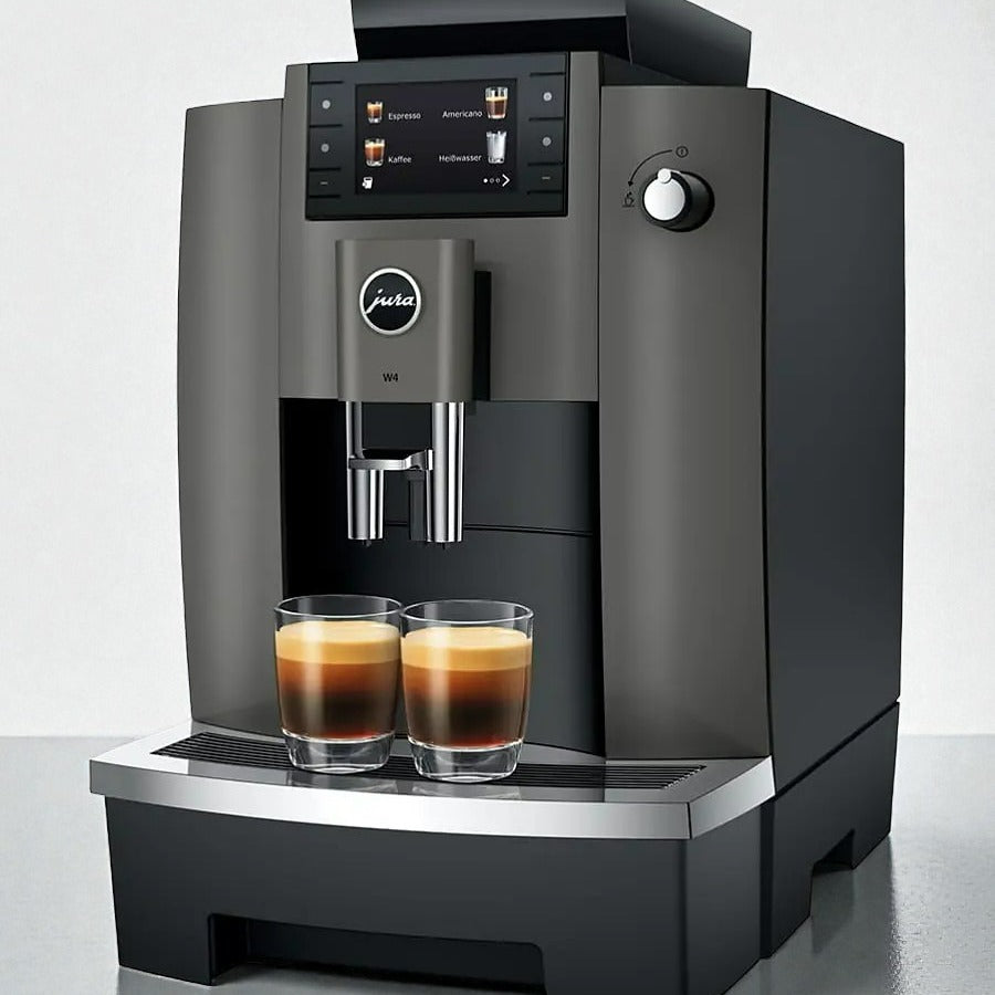Jura W4 Bean-to-Cup Coffee Machine - Compact Power for Premium Black Coffee